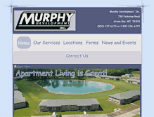 Tablet Screenshot of murphydevelopmentwi.com